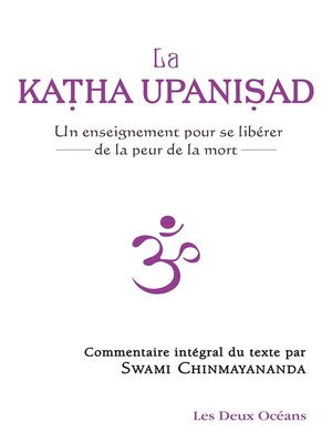 cover image of La Katha upanisad--Un enseignement pour se libérer de la peur de la mort